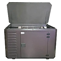 Бензиновый генератор A-iPower A11000TEAX в супертихом зимнем кожухе 1700SS RAL 8019 + блок автозапуска A-iPower 230В/400В 100А 8 ПИН