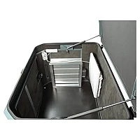 Бензиновый генератор FUBAG BS 7500 A ES DUPLEX в тихом зимнем кожухе 1200 RAL 8019